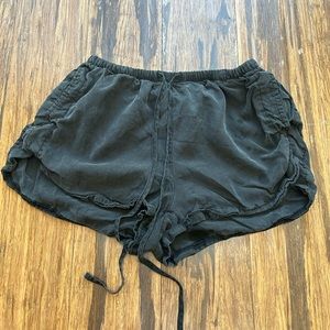 Brandy Melville Black Draw String Flowy Shorts Size: OS